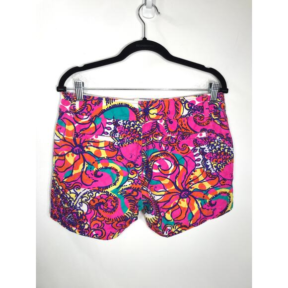 Lilly Pulitzer Callahan Short 4 Small Preppy Coastal Bright Vacation Tropical - Picture 3 of 10